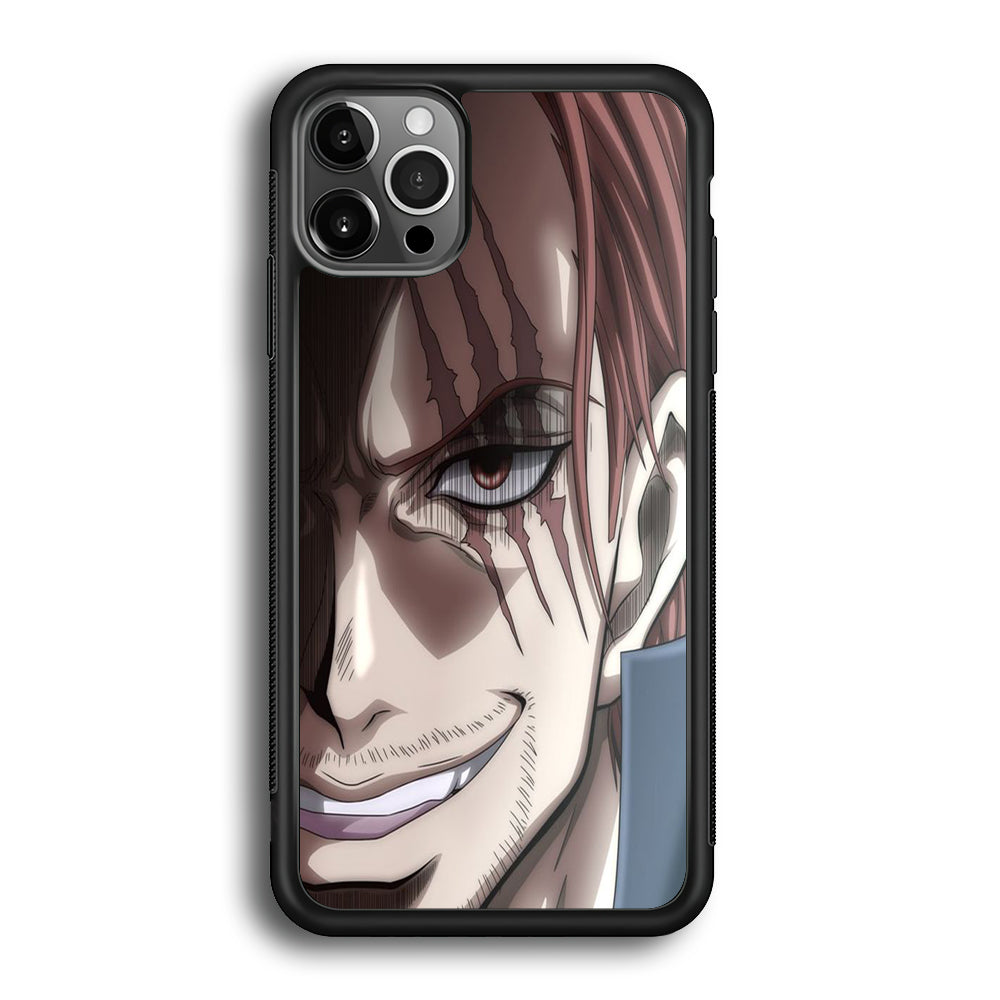 One Piece Shanks Close Up Face iPhone 12 Pro Case