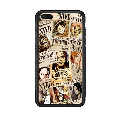 One Piece Wanted Poster iPhone 8 Plus Case