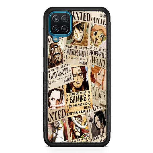 One Piece Wanted Poster Samsung Galaxy A12 Case