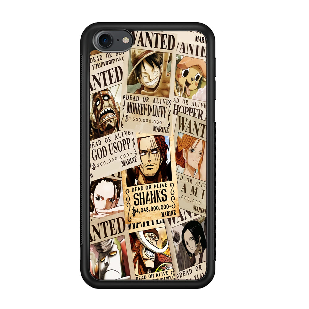 One Piece Wanted Poster iPod Touch 6 Case - Ezzystore