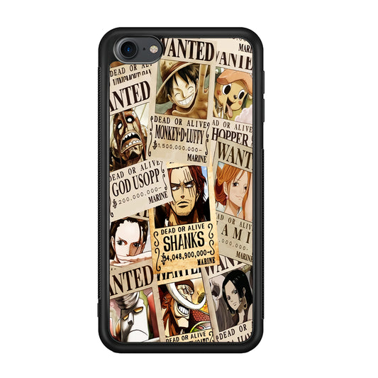 One Piece Wanted Poster iPod Touch 6 Case - Ezzystore