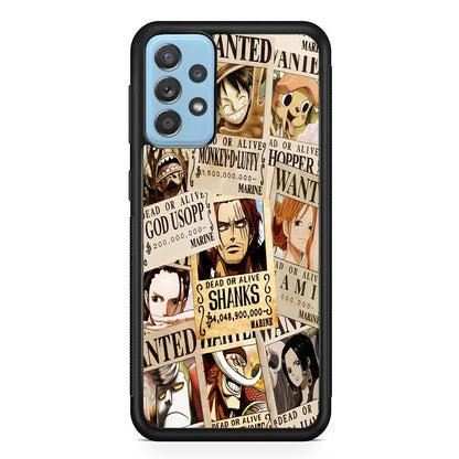 One Piece Wanted Poster Samsung Galaxy A72 Case