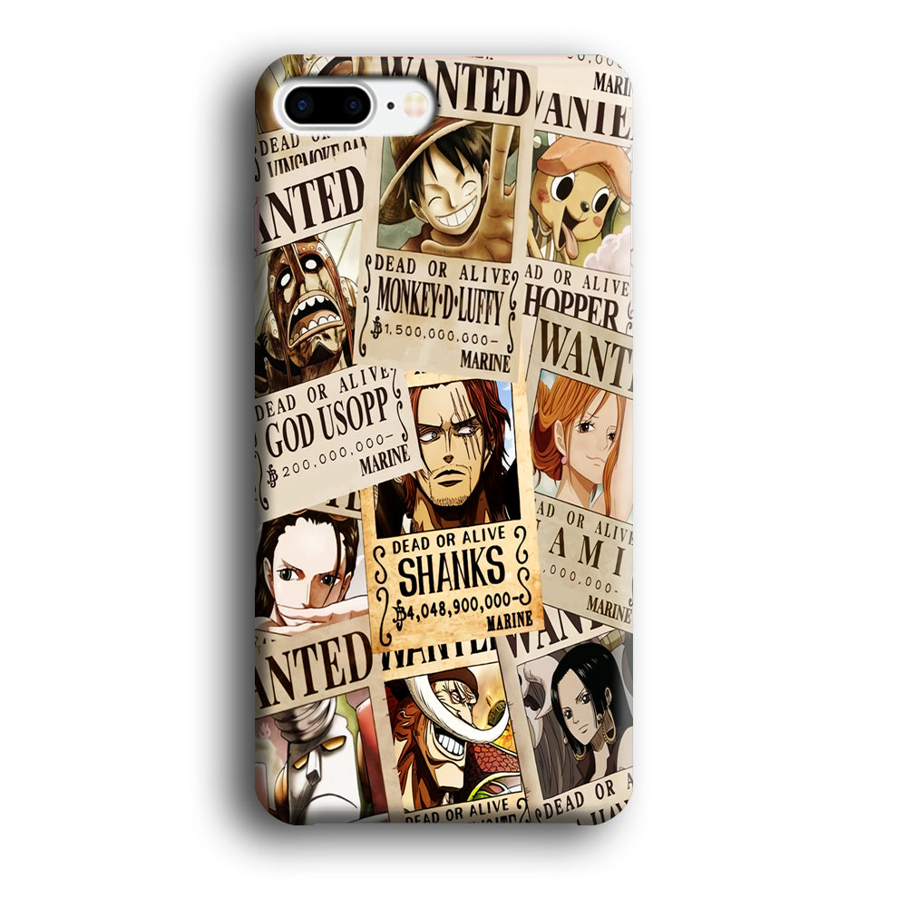 One Piece Wanted Poster iPhone 7 Plus Case