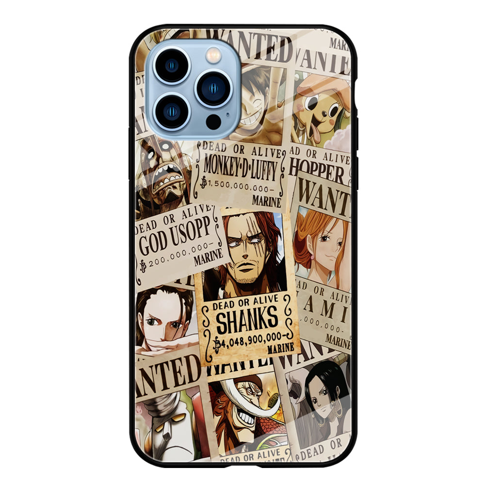 One Piece Wanted Poster iPhone 13 Pro Case