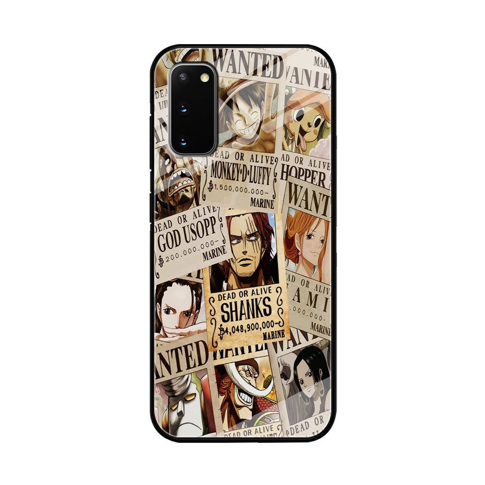 One Piece Wanted Poster Samsung Galaxy S20 Case