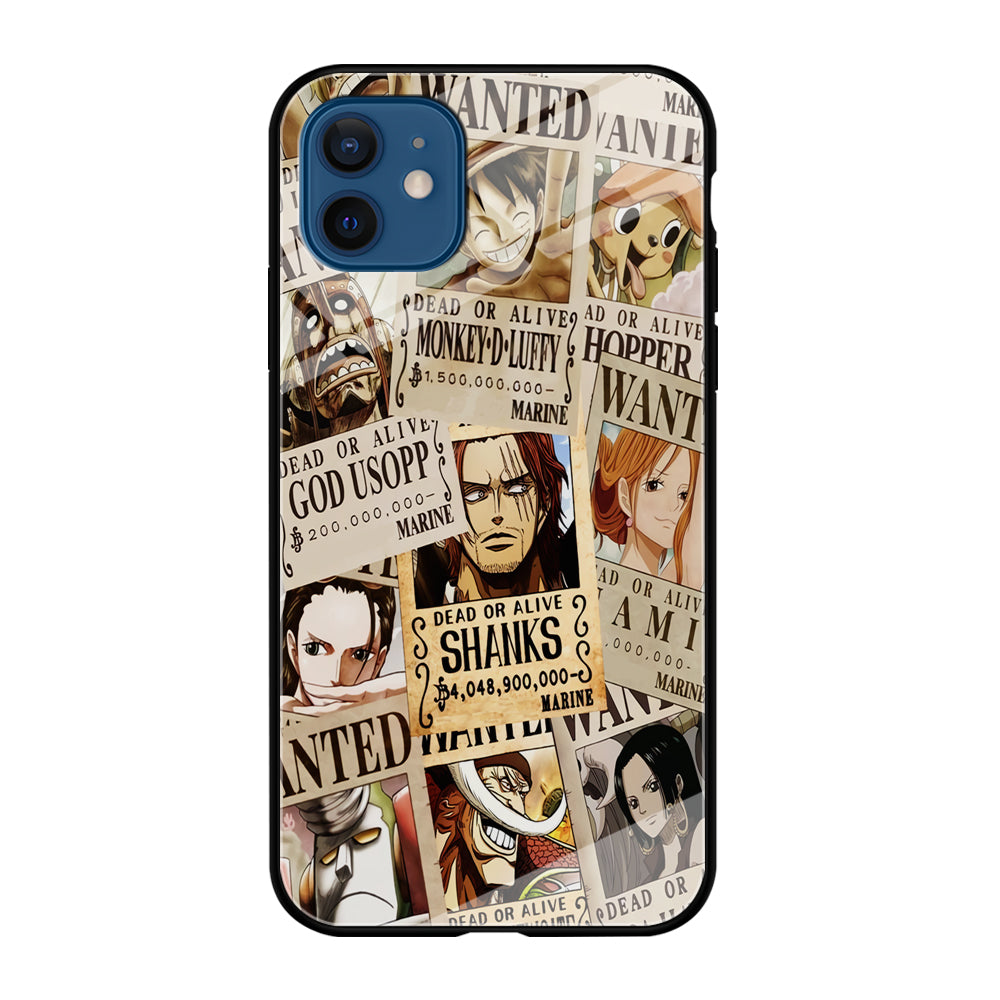 One Piece Wanted Poster iPhone 12 Case