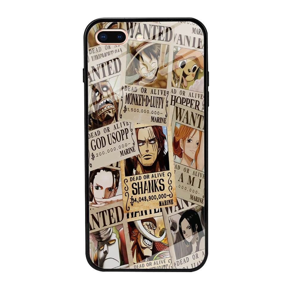 One Piece Wanted Poster iPhone 8 Plus Case