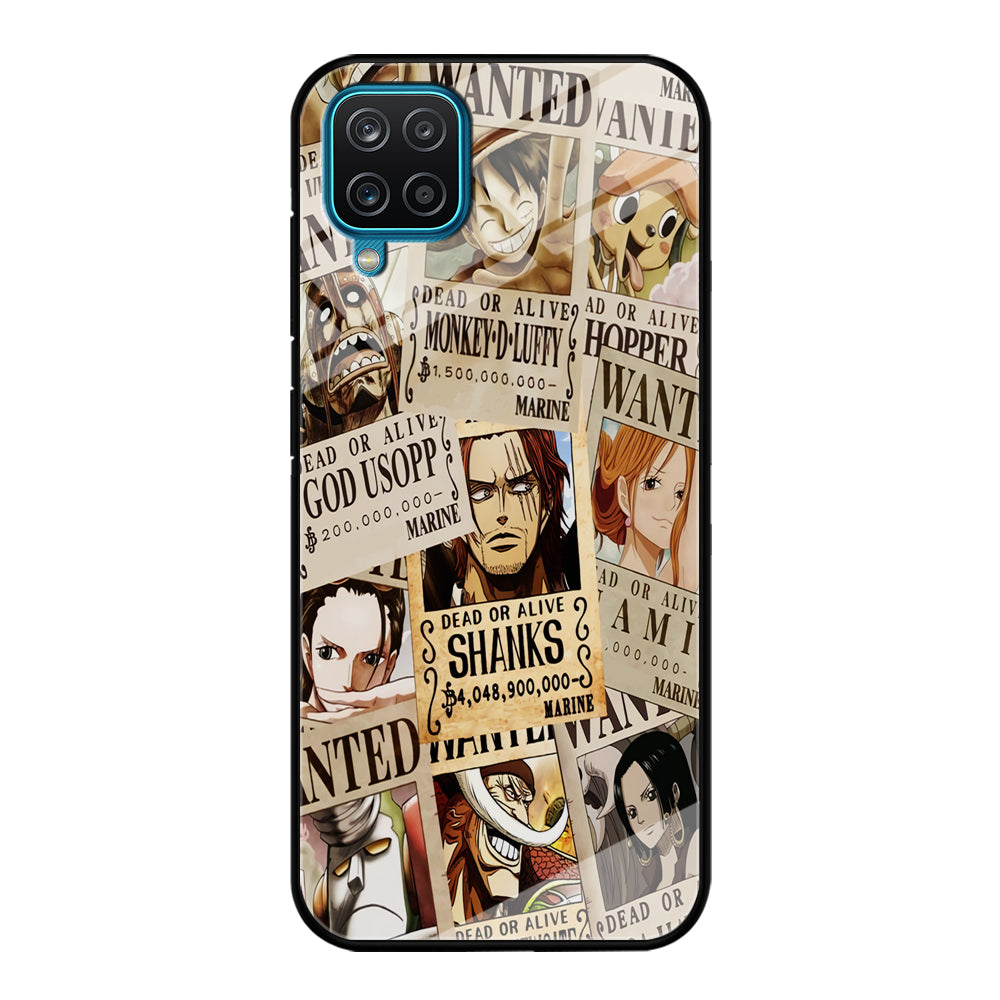 One Piece Wanted Poster Samsung Galaxy A12 Case