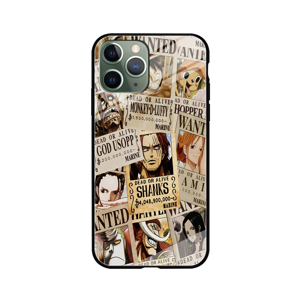 One Piece Wanted Poster iPhone 11 Pro Case