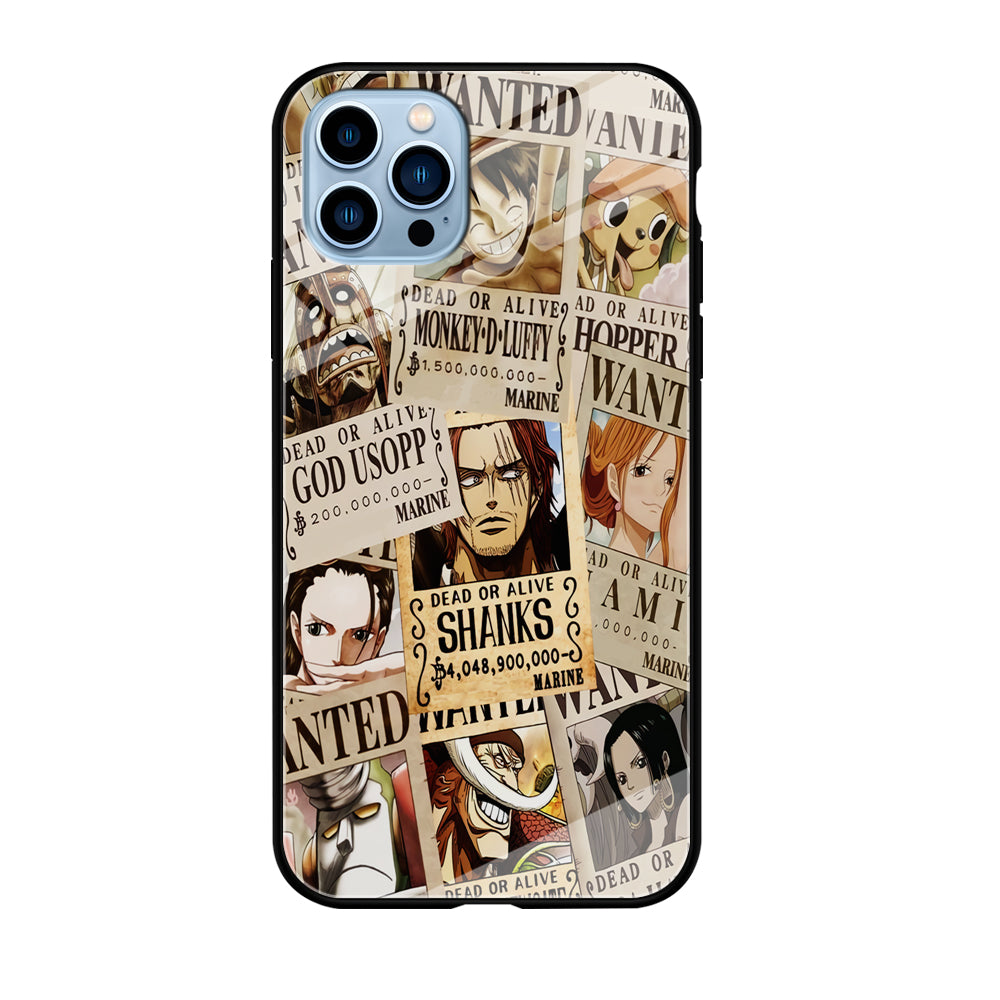 One Piece Wanted Poster iPhone 12 Pro Case