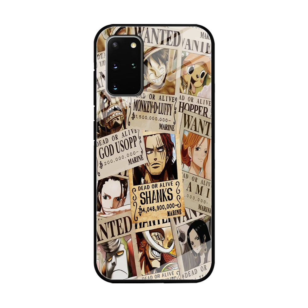 One Piece Wanted Poster Samsung Galaxy S20 Plus Case