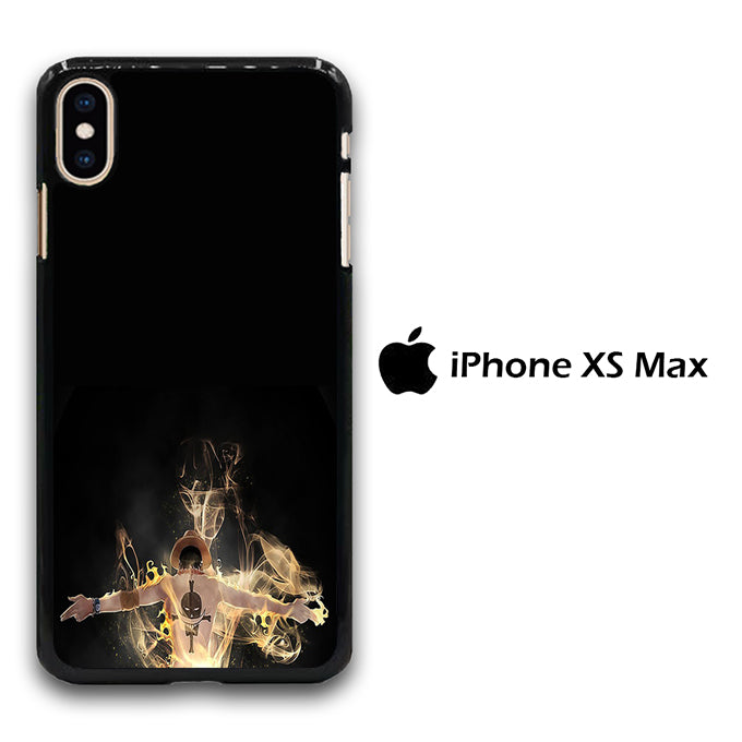 One Piece Ace Black iPhone Xs Max Case