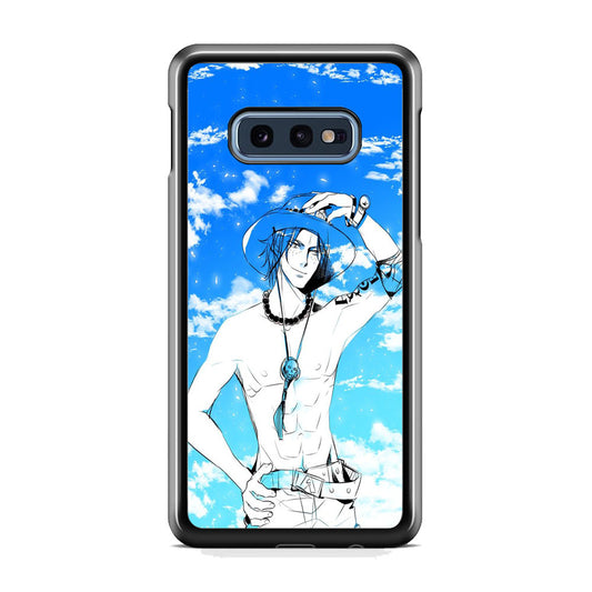 One Piece Ace In The Sky Samsung Galaxy 10e Case