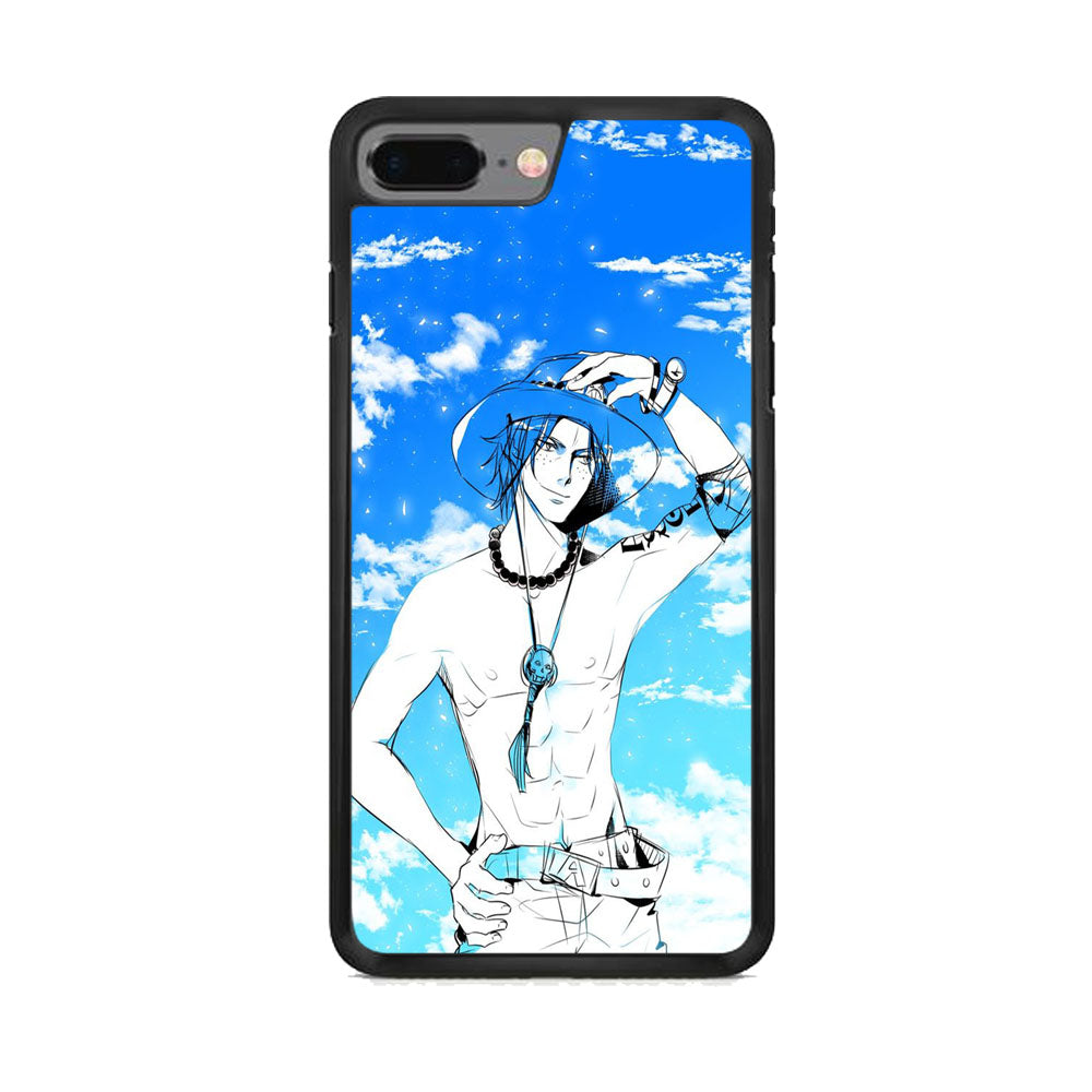 One Piece Ace In The Sky iPhone 7 Plus Case