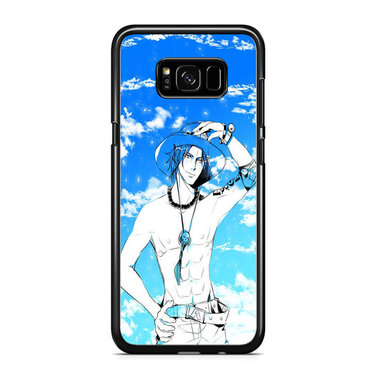 One Piece Ace In The Sky Samsung Galaxy S8 Case