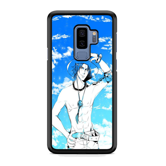 One Piece Ace In The Sky Samsung Galaxy S9 Plus Case