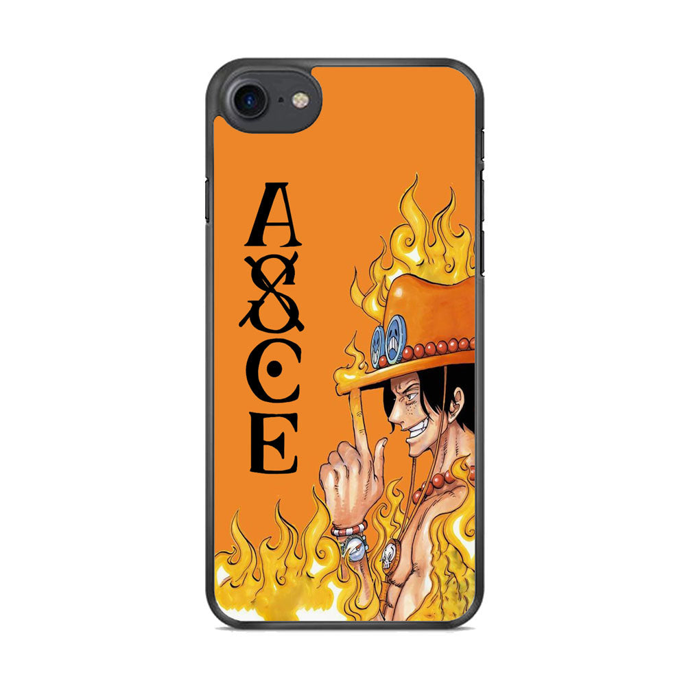 One Piece Ace Orange Tatto iPhone 7 Case