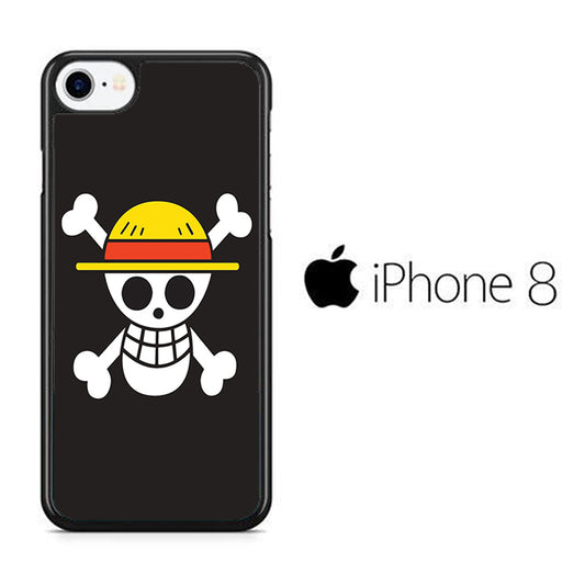One Piece Black Logo iPhone 8 Case