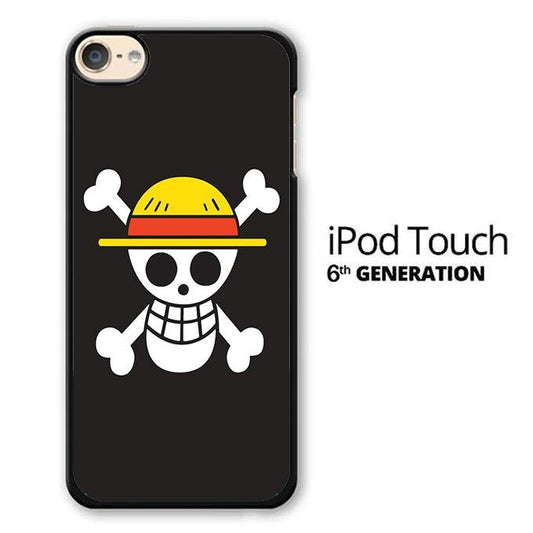 One Piece Black Logo iPod Touch 6 Case - Ezzystore