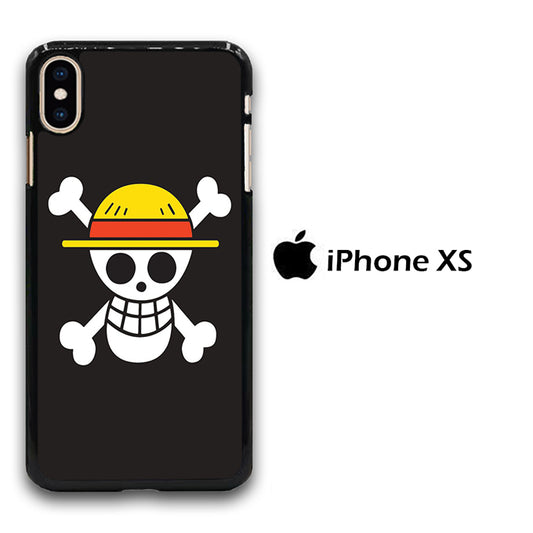 One Piece Black Logo iPhone Xs Case