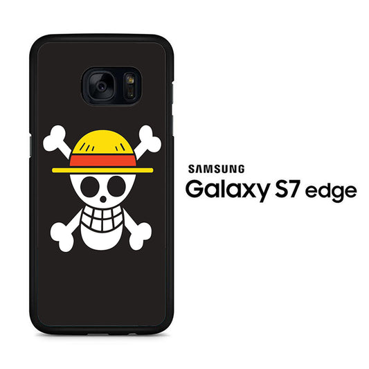 One Piece Black Logo Samsung Galaxy S7 Edge Case