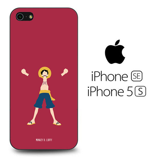 One Piece Luffy Maroon 003 iPhone 5 | 5s Case
