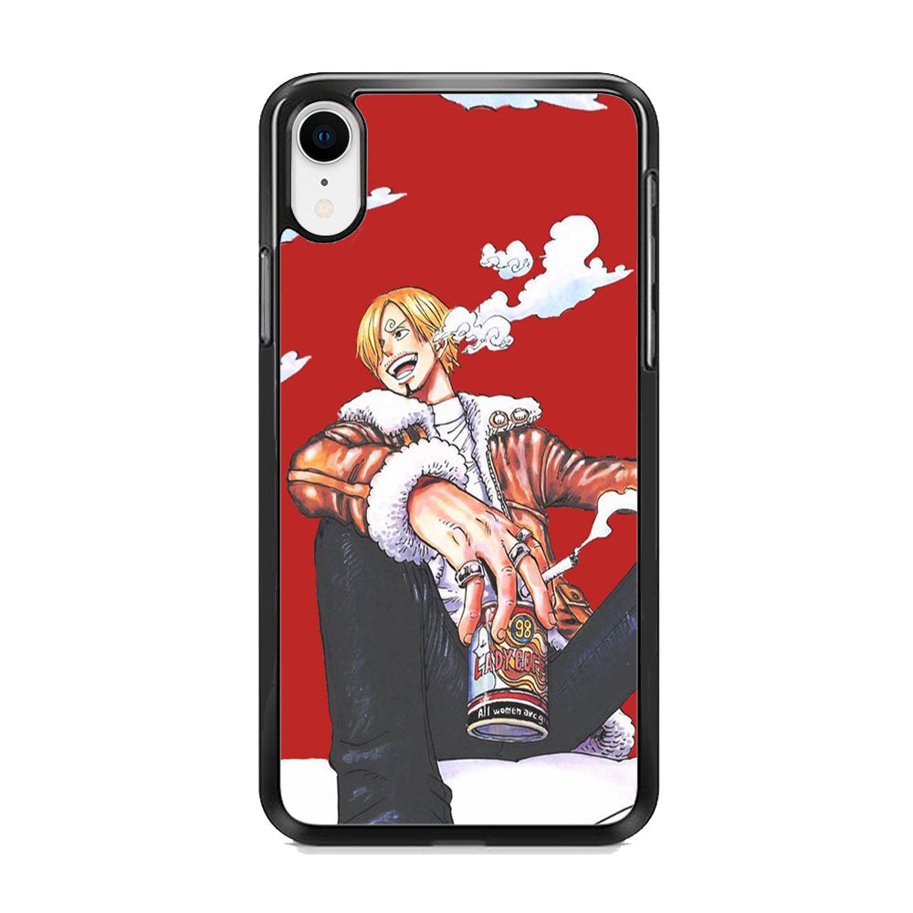 One Piece Sanji Smoker iPhone XR Case