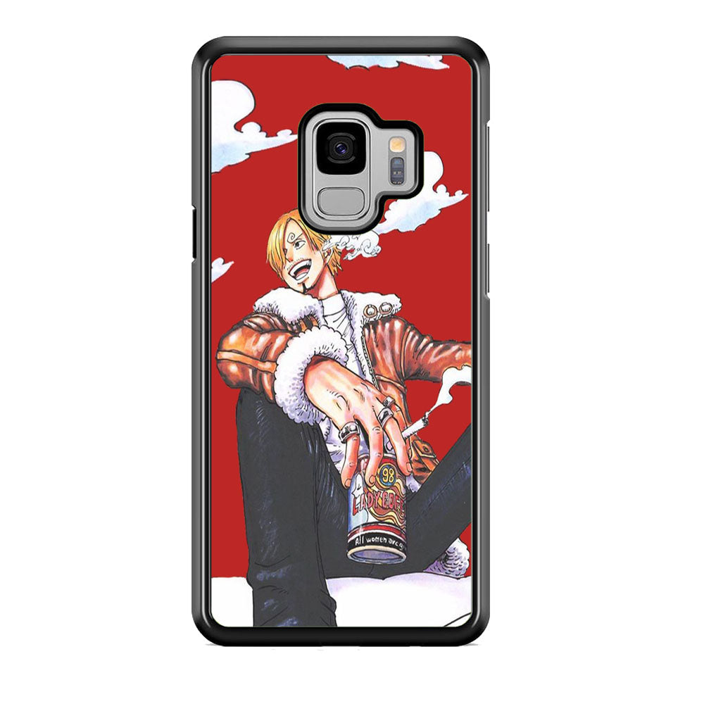 One Piece Sanji Smoker Samsung Galaxy S9 Case