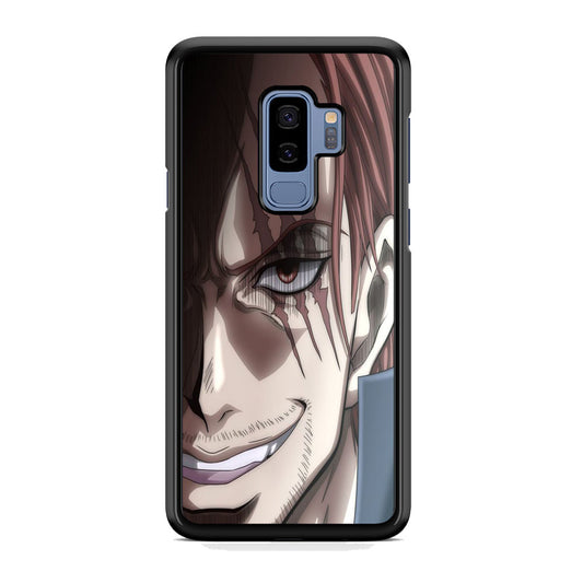 One Piece Shanks Close Up Face Samsung Galaxy S9 Plus Case