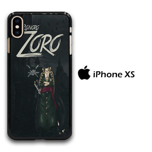 One Piece Zoro Black iPhone Xs Case - ezzyst