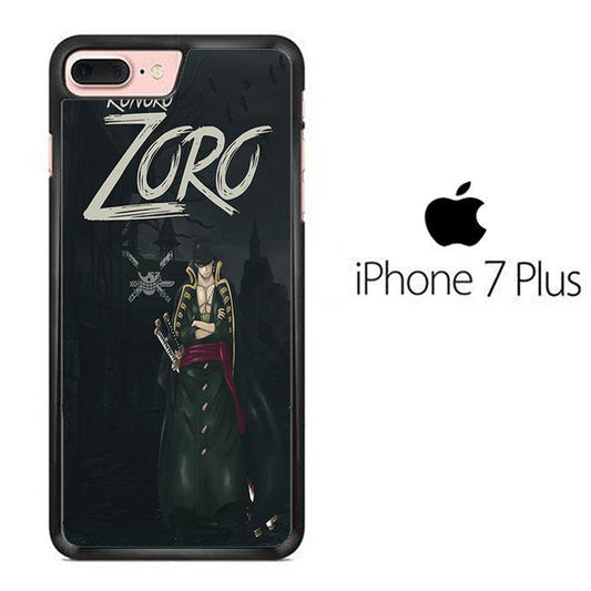 One Piece Zoro Black iPhone 7 Plus Case - ezzyst