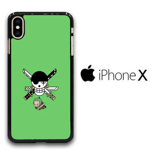 One Piece Zoro Green iPhone X Case - ezzyst