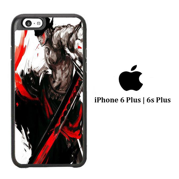 One Piece Zoro Sword Maroon 001 iPhone 6 Plus | 6s Plus Case - ezzyst