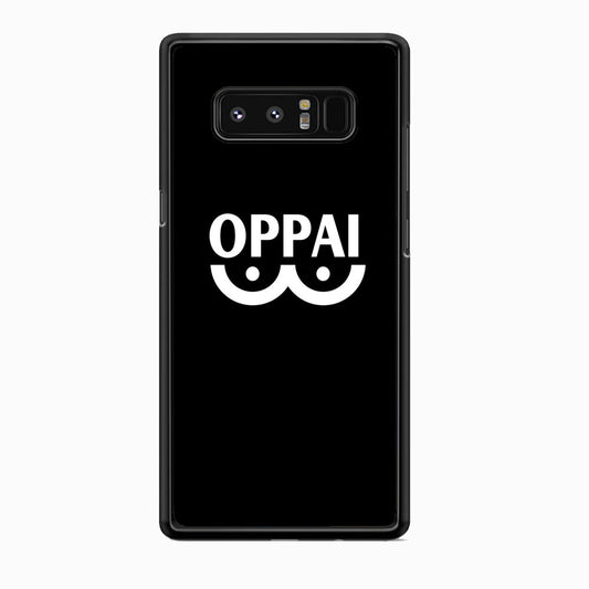 One Punch Man Black Oppai Samsung Galaxy Note 8 Case