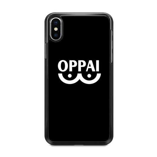 One Punch Man Black Oppai iPhone Xs Case