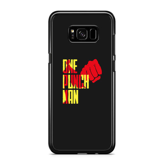 One Punch Man Midnight Grey Samsung Galaxy S8 Case