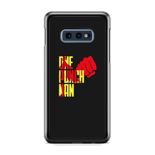 One Punch Man Midnight Grey Samsung Galaxy 10e Case