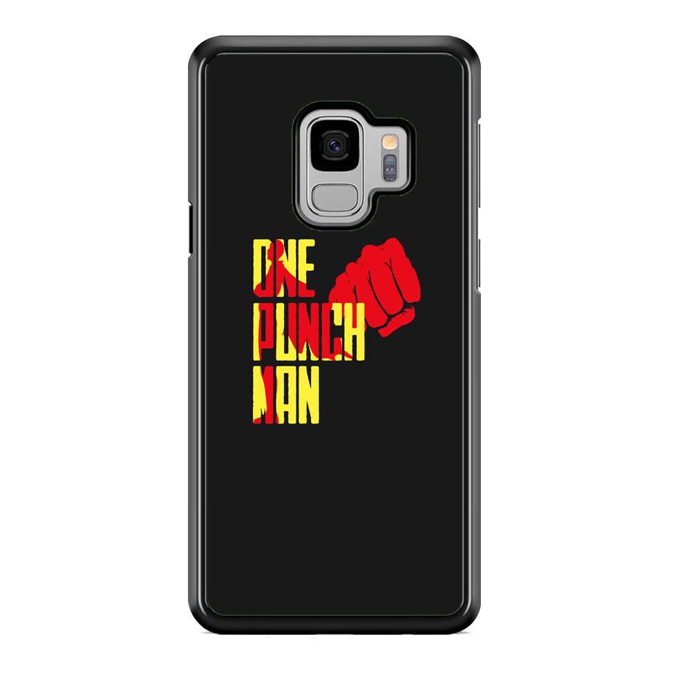 One Punch Man Midnight Grey Samsung Galaxy S9 Case