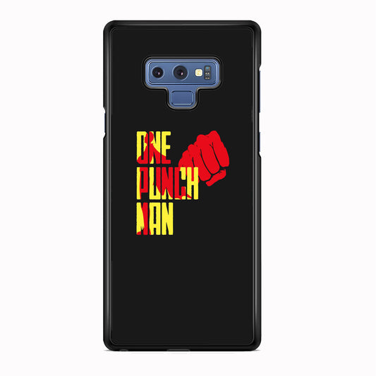 One Punch Man Midnight Grey Samsung Galaxy Note 9 Case