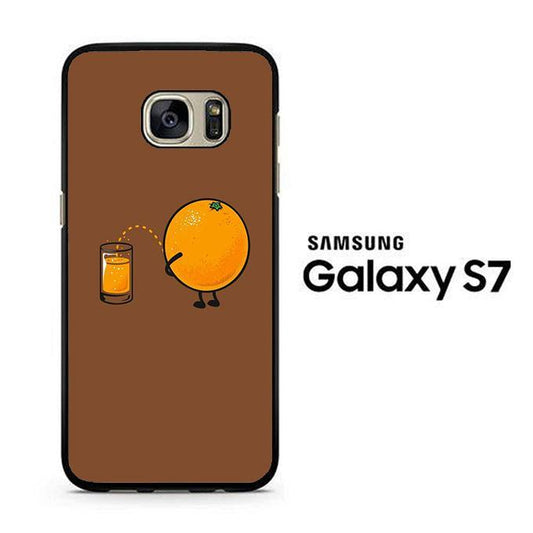 Orange Pee Orange Juice Samsung Galaxy S7 Case - ezzyst