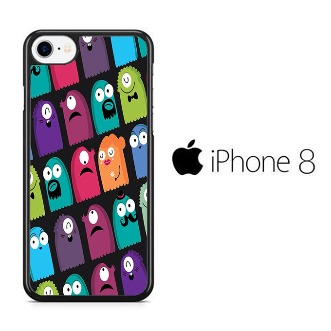 Pac-Man Ghost Enemy Family iPhone 8 Case