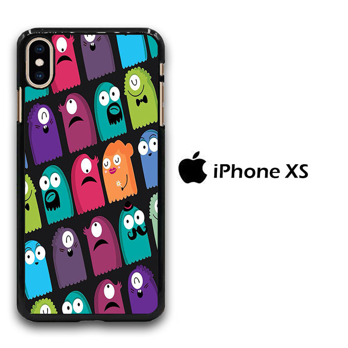 Pac-Man Ghost Enemy Family iPhone Xs Case