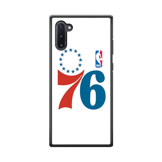 Philadelphia 76ers White Samsung Galaxy Note 10 Case