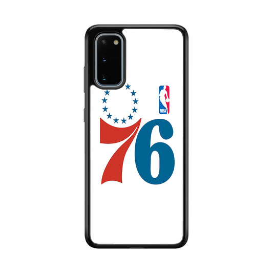 Philadelphia 76ers White Samsung Galaxy S20 Case
