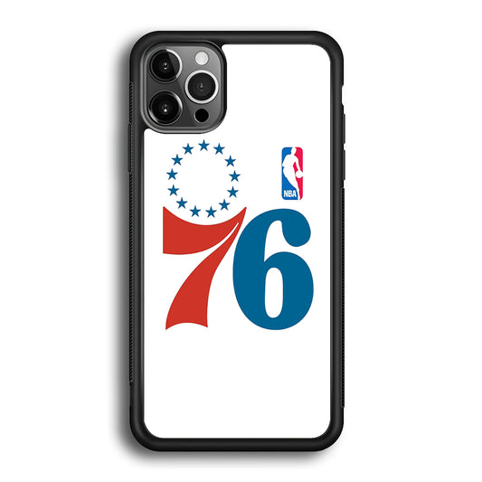 Philadelphia 76ers White iPhone 12 Pro Max Case