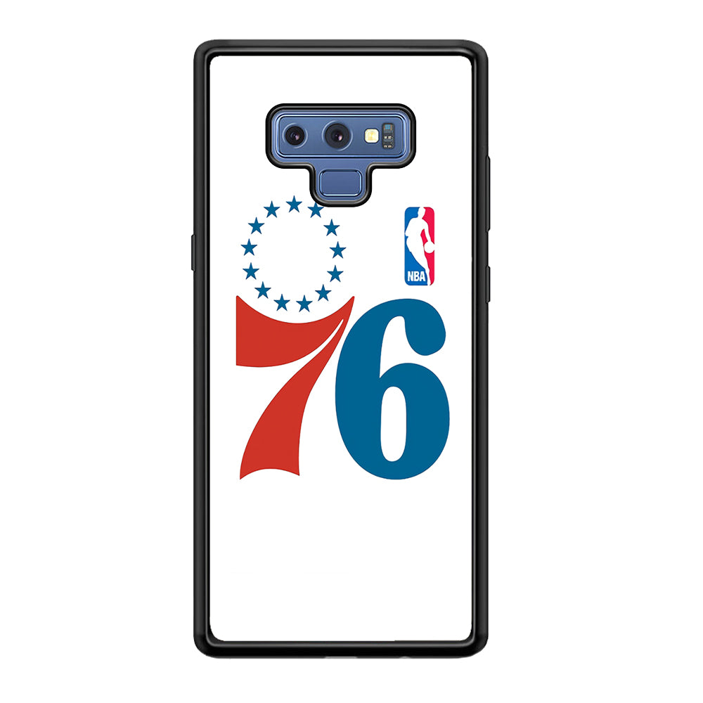 Philadelphia 76ers White Samsung Galaxy Note 9 Case