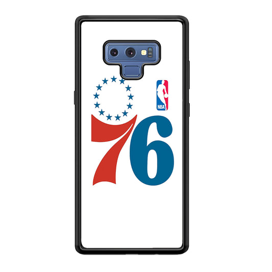 Philadelphia 76ers White Samsung Galaxy Note 9 Case