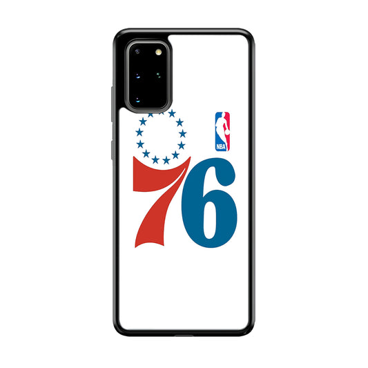 Philadelphia 76ers White Samsung Galaxy S20 Plus Case