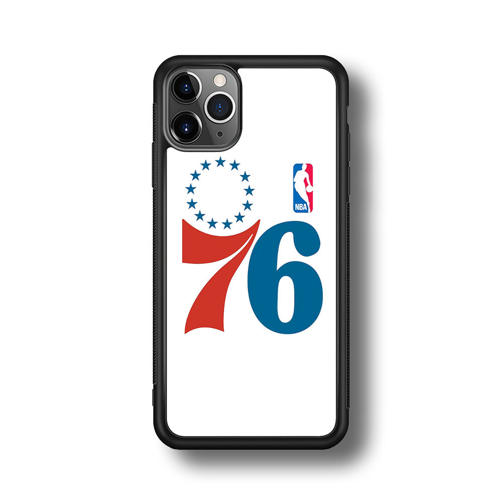 Philadelphia 76ers White iPhone 11 Pro Case