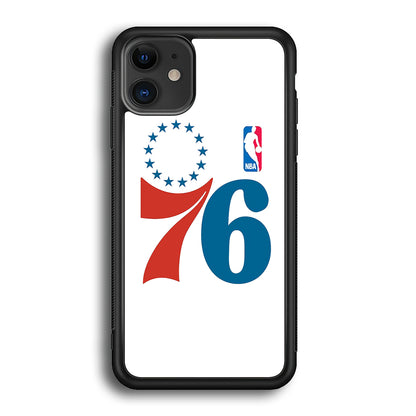 Philadelphia 76ers White iPhone 12 Case